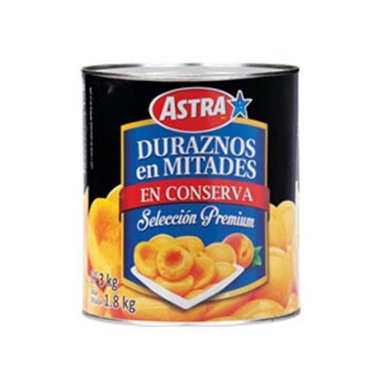 Imagen de DURAZNO EN MITADES ASTRA 3KG