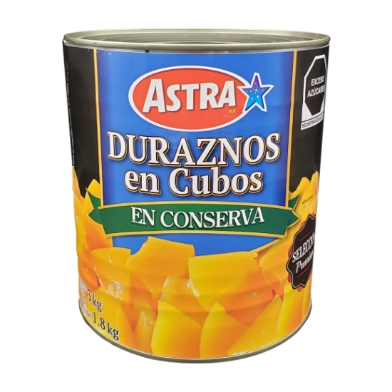 Imagen de DURAZNO EN CUBOS ASTRA 3KG