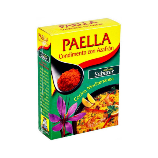 Imagen de AZAFRAN PARA PAELLA  SABATER 6 X 2G