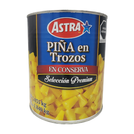 Imagen de PIÑA EN TROZO ASTRA 3.035KG