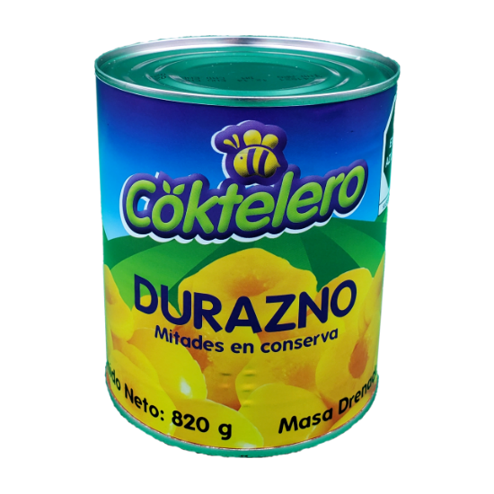 Imagen de DURAZNOS EN MITADES COKTELERO 820G