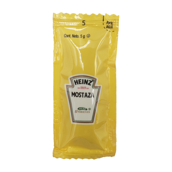 Imagen de MOSTAZA HEINZ 5G, C/200 PORCION