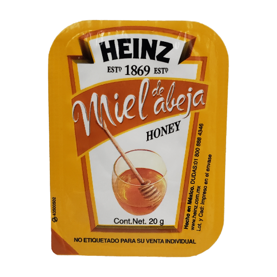 Imagen de MIEL DE ABEJA HEINZ 20G, C/120 PORCION