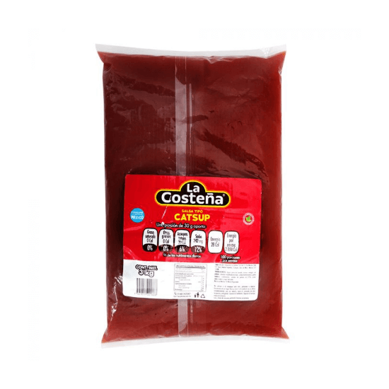 Imagen de CATSUP COSTEÑA 3KG BOLSA