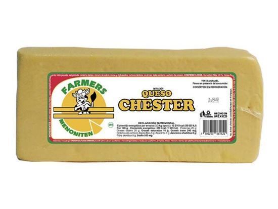 Imagen de QUESO CHESTER FARMERS RUEDA MENONITEN KG X PZ