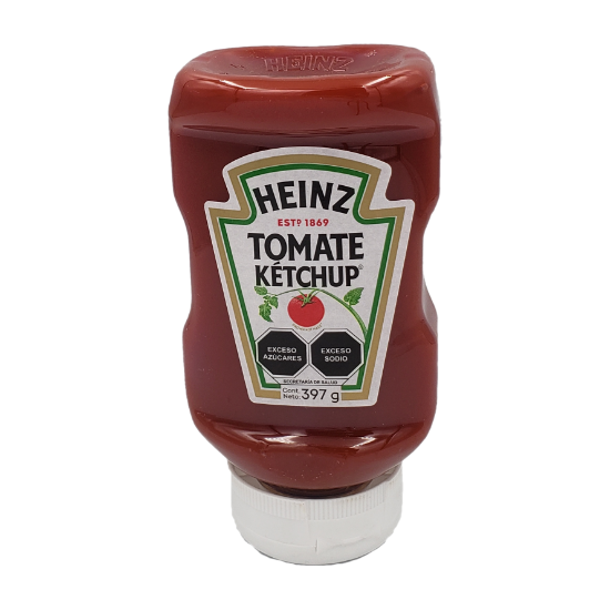 Imagen de KETCHUP HEINZ TRANSPARENTE 397G