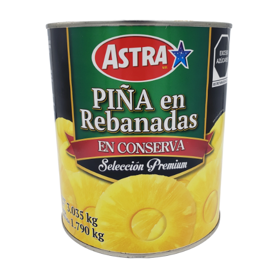 Imagen de PIÑA REBANADA ASTRA 3KG