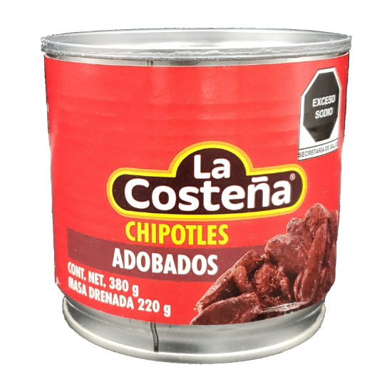 Imagen de CHILES CHIPOTLES COSTEÑA 380G