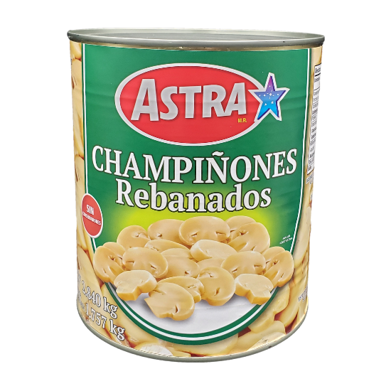 Imagen de CHAMPIÑONES REBANADO ASTRA 2.84KG