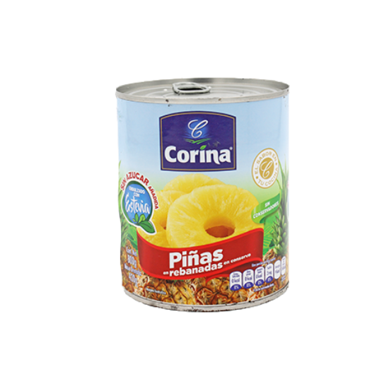 Imagen de PIÑA REBANADA CORINA 800G