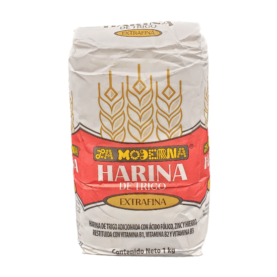 Imagen de HARINA DE TRIGO LA MODERNA 1KG,