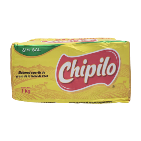 Imagen de MANTEQUILLA SIN SAL CHIPILO 1KG