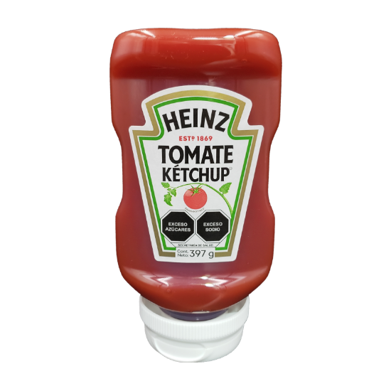 Imagen de KETCHUP HEINZ TAPA ROJA 397G