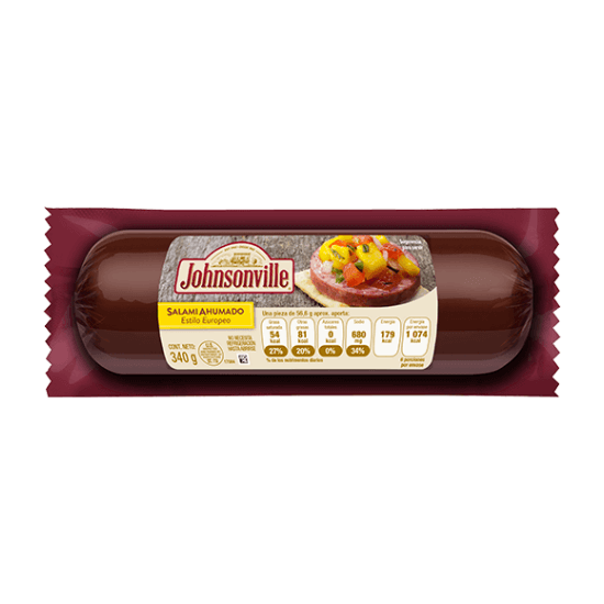 Imagen de SALAMI AHUMADO JOHNSONVILLE 340G