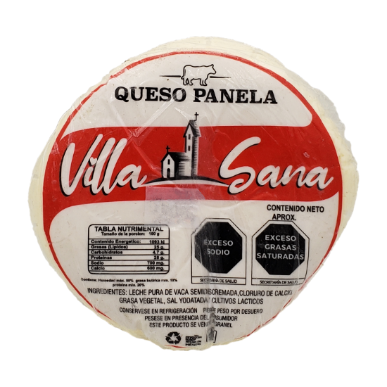 Imagen de QUESO PANELA VILLASANA KG X PZ