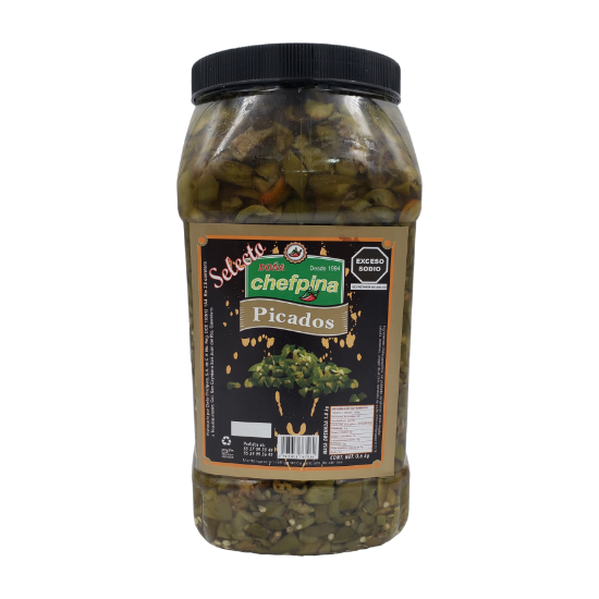 Imagen de CHILES PICADOS VITROLERO CHEFPINA 3.6KG