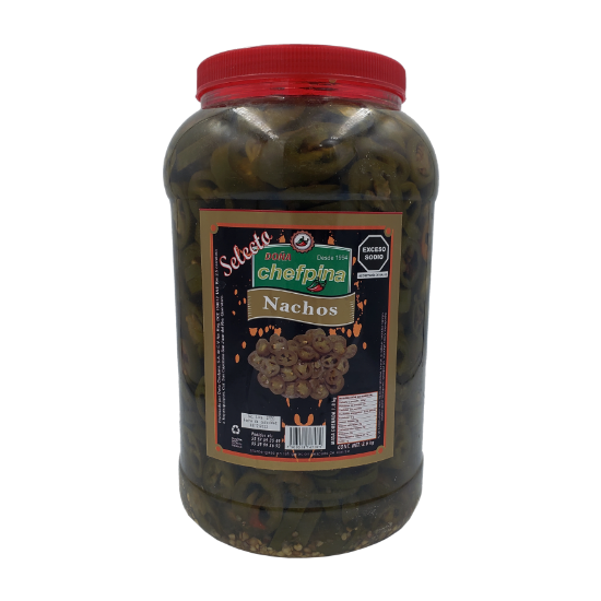 Imagen de CHILES NACHOS VITROLERO CHEFPINA 3.6KG