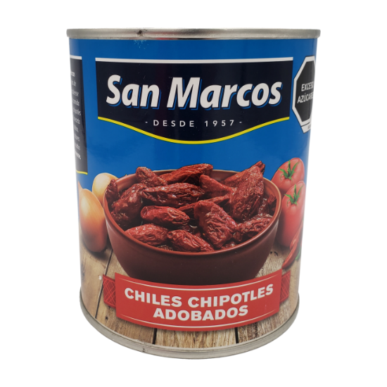 Imagen de CHILES CHIPOTLES SAN MARCOS 800G