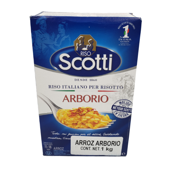 Imagen de ARROZ ARBORIO RISO SCOTTI 1KG