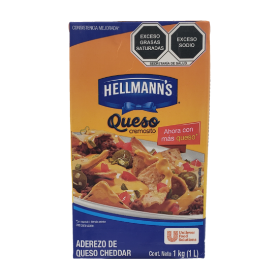 Imagen de QUESO CHEDDAR HELLMANS 1KG